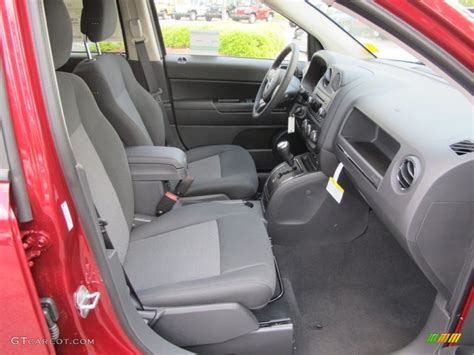 Dark Slate Gray Interior 2012 Jeep Compass Latitude Photo #63203607 ...