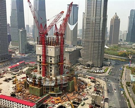 Shanghai Tower construction, April 12, 2011 - Shanghai Tower - Wikipedia | Shanghai tower, Civil ...