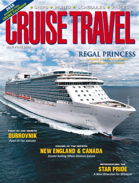 Cruise Travel Magazine | Subscribe to Cruise Travel Magazine Now ...