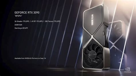 NVIDIA GeForce RTX 30 Series Graphics Cards Announced, Price Starts At $499