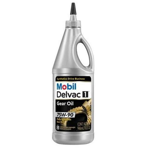 Mobil 122044 1 qt. 75W90 12X Delvac Synthetic Gear Oil - Walmart.com ...