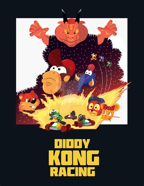 Diddy Kong Racing by vectorpiece on DeviantArt