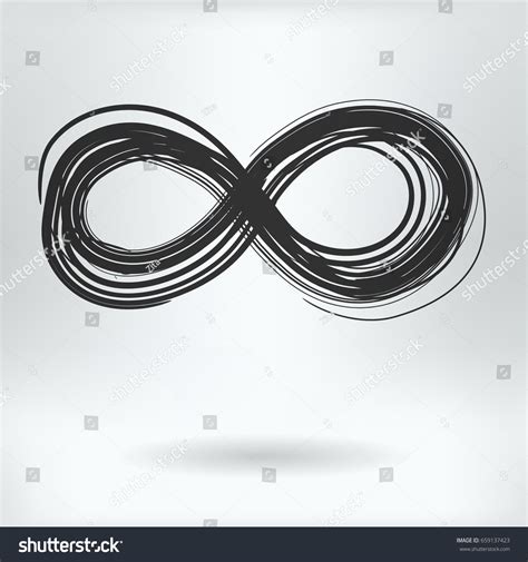 Cartoon Symbol Infinity Mathematical Infinity Concept: เวกเตอร์สต็อก ...