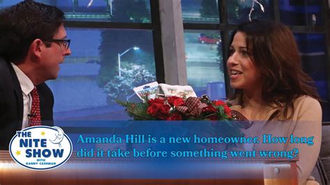 Nite Show Highlight: Amanda Hill's a New Homeowner! - YouTube