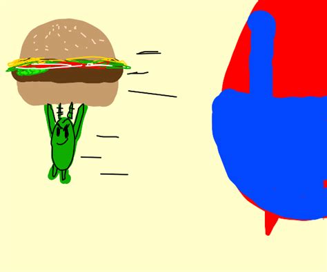 The Krabby Patty Burglar - Drawception