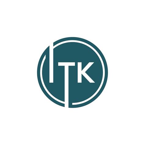 ITK letter logo design on WHITE background. ITK creative initials ...