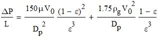 Ergun Equation Calculator | Excel Calculations