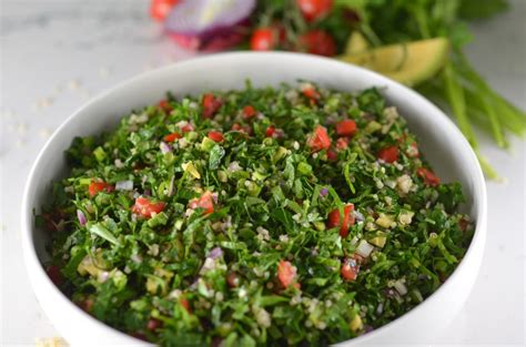 Quinoa Tabouli Salad - Rouba Shahin Middle Eastern Cooking