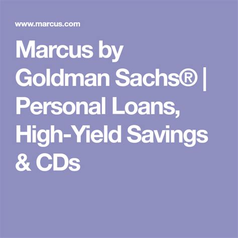 Marcus by Goldman Sachs® | Personal Loans, High-Yield Savings & CDs