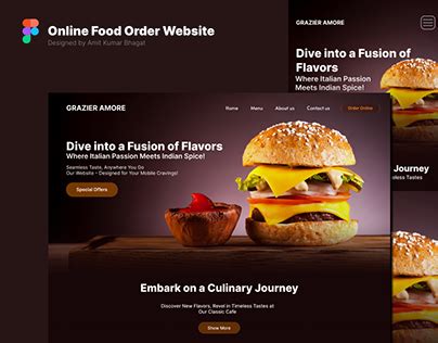 Order Food Projects :: Photos, videos, logos, illustrations and branding :: Behance