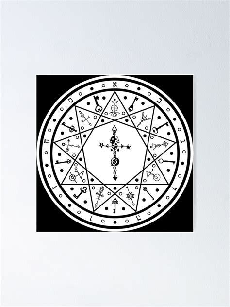 "Sigil Magick: Traditional Chaos Magic with Occult Keys Symbolism" Poster for Sale by ...