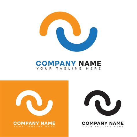 Premium Vector | Semi circle logo design template Logo sign for business