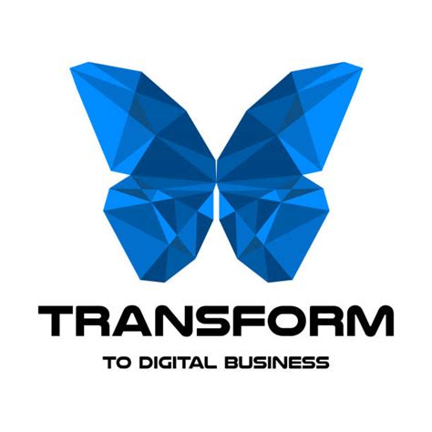 Digital Transformation Logo stock vectors - iStock