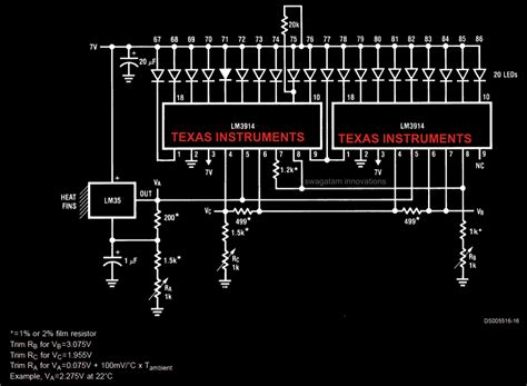 Make this Temperature Indicator Circuit with Sequential LED Display ...