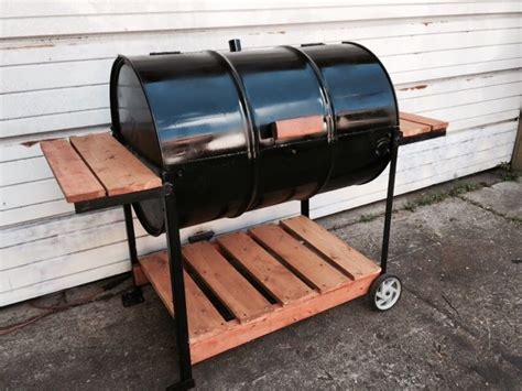 55 gallon barrel BBQ Grill custom-made By Tytanic Grills for Sale in ...