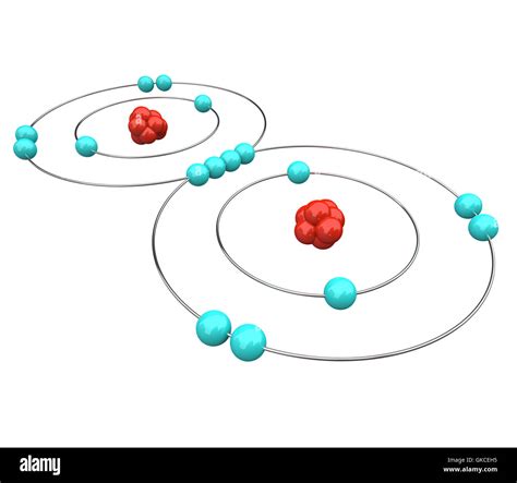 Oxygen - Atomic Diagram Stock Photo - Alamy