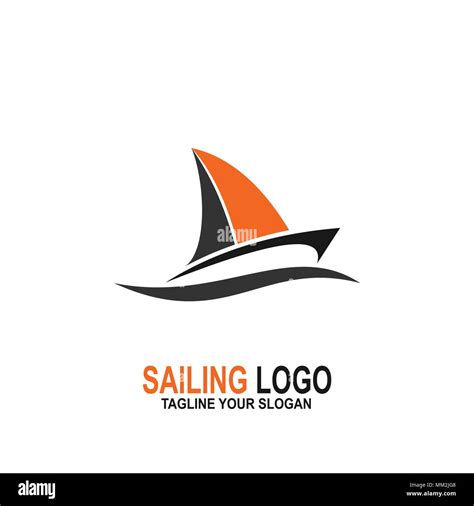 Sailing logo design, sailboat logo, vector icons Stock Vector Image ...