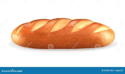 Loaf of Bread, Vector Illustration Stock Vector - Illustration of meal, cereal: 57001183