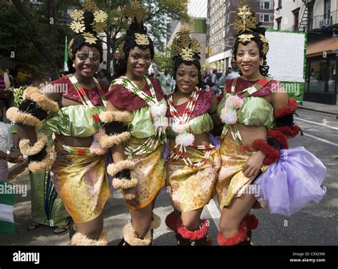 Dance group in cultural outfits from the Akwa Ibom state of Nigeria ...