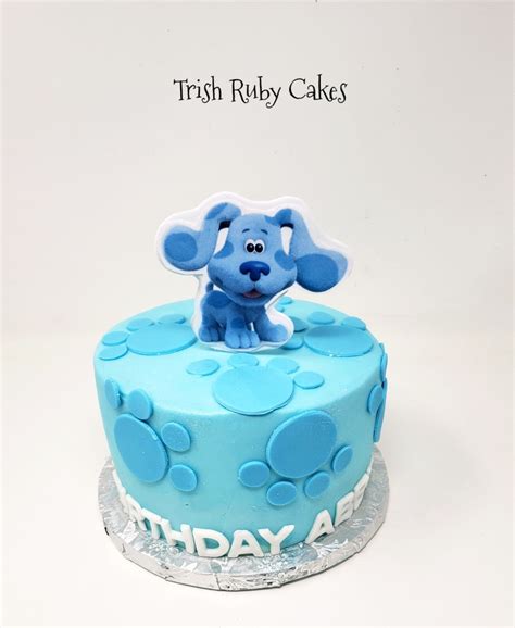 Blues clues birthday cake I just turned... - Trish Ruby Cakes