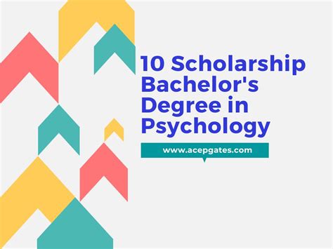 10 Scholarship Bachelor's Degree in Psychology for International Student