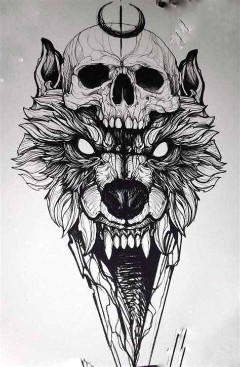 Pin by mariano bauza on Ideas | Wolf tattoo sleeve, Animal skull tattoos, Wolf tattoos