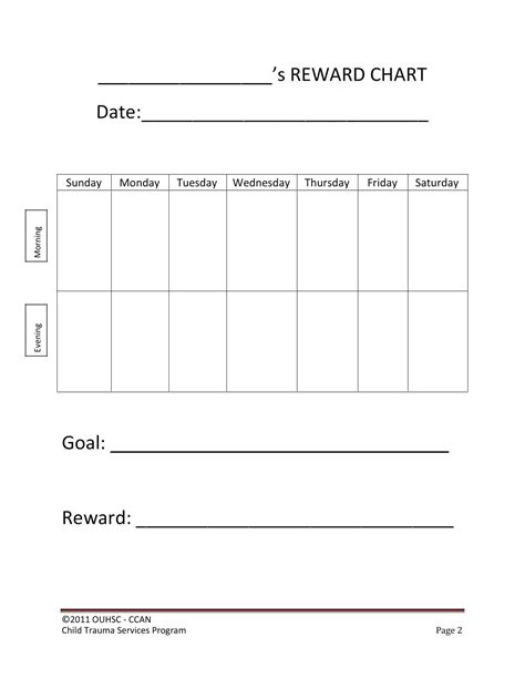 Free Printable Behavior Chart Templates [PDF, Word, Excel]