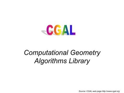 Computational Geometry Algorithms Library