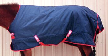 Rambo Classic Midweight Turnout Horse Blanket size 75 Navy