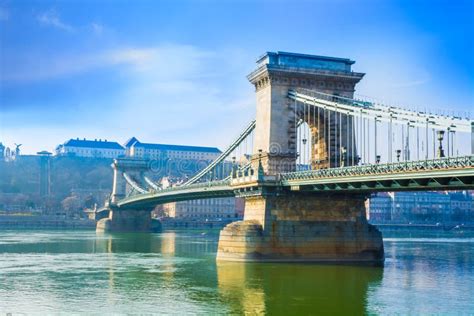 Bridge Over Danube, Budapest Stock Photo - Image of tour, panoramic: 64456554