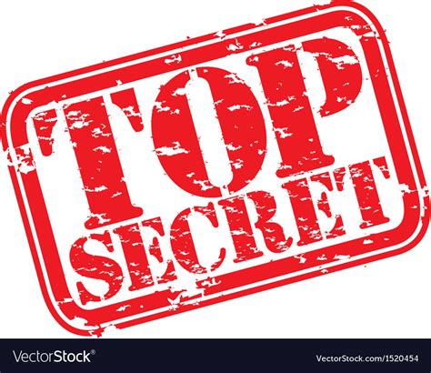 Top secret stamp Royalty Free Vector Image - VectorStock