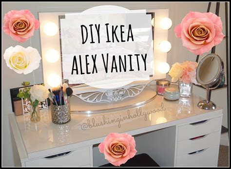 DIY Ikea ALEX Vanity - Blushing in Hollywood