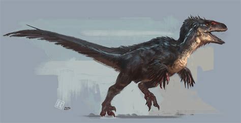 Jurassic Park 3 feathered raptor by RAPHTOR on DeviantArt