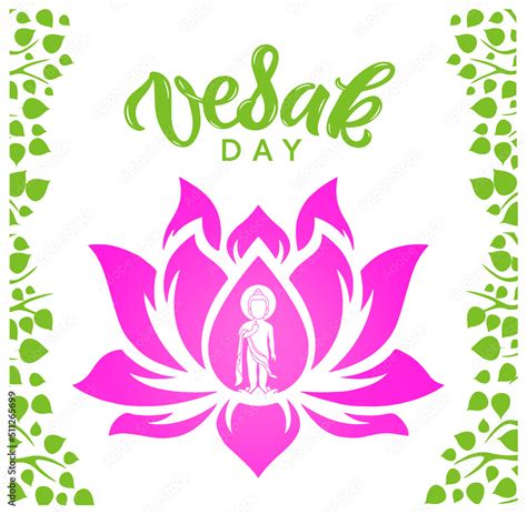 Vesak Day Vector Stock Vector | Adobe Stock