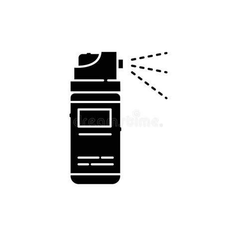 Pepper Spray Olor Line Icon. Pictogram for Web Page, Mobile App, Promo Stock Vector ...
