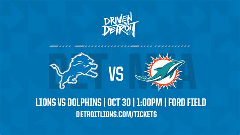 Lions vs Dolphins: Week 8 Game Trailer