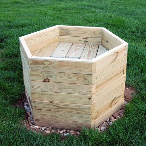 Build a raised planter customized to conceal a septic tank cover or any ...