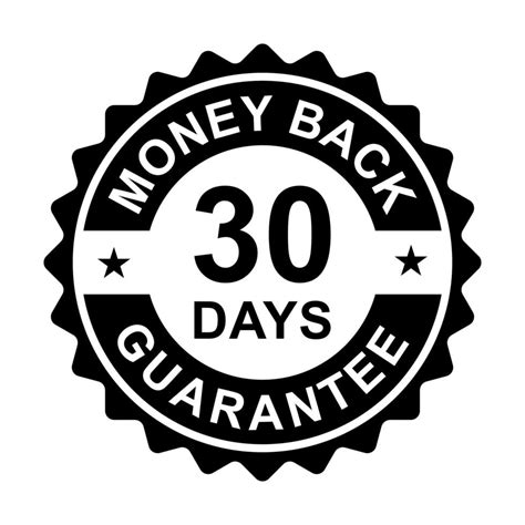 30 days money back guarantee icon vector for graphic design, logo, website, social media, mobile ...