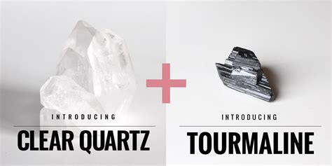Clear Quartz and Black Tourmaline are a potent combination for BIG BIG ...