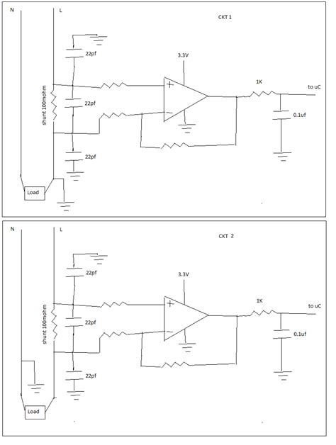 microcontroller - AC current measurement using shunt resistor - Electrical Engineering Stack ...