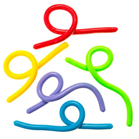 Colorful Sensory Fidget Stretch String Toys (5-Pack)