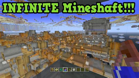 Minecraft Xbox 360 / PS3 Seed: INFINITE Mineshaft & Ravine - YouTube