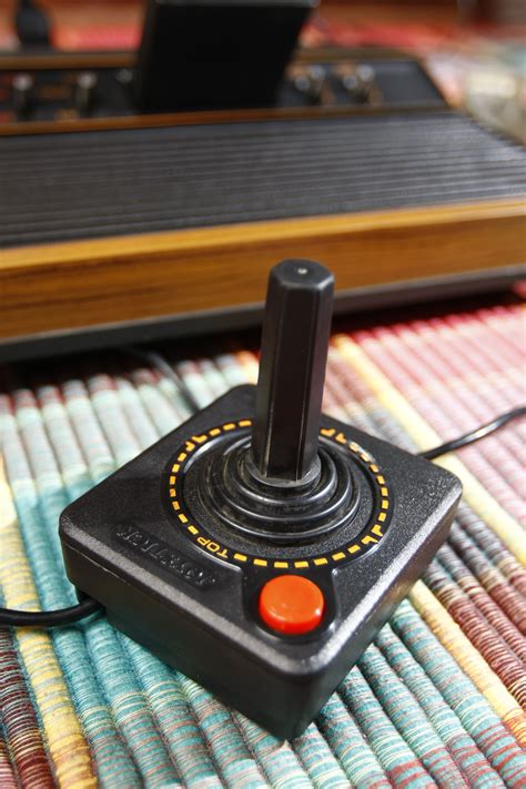 Atari 2600 joystick | Retro video games, Vintage video games, Atari