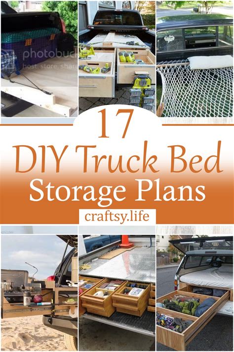 17 DIY Truck Bed Storage Plans For Campers - Craftsy