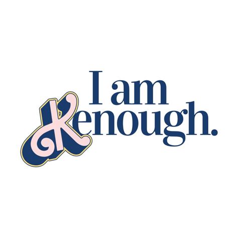 "I Am Kenough" tshirt Home Mini Art Print | Zawitees