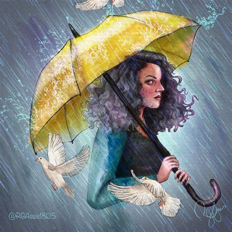 ArtStation - Yellow Umbrella