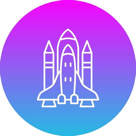 Premium Vector | Space Shuttle Icon