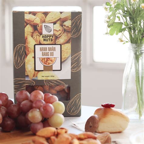 Hạnh nhân rang bơ HAPPY NUTS 500g - Happynuts