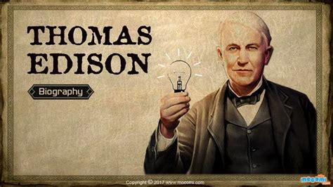 Thomas Edison Inventions - Short Biography for Kids | Mocomi | Learn ...