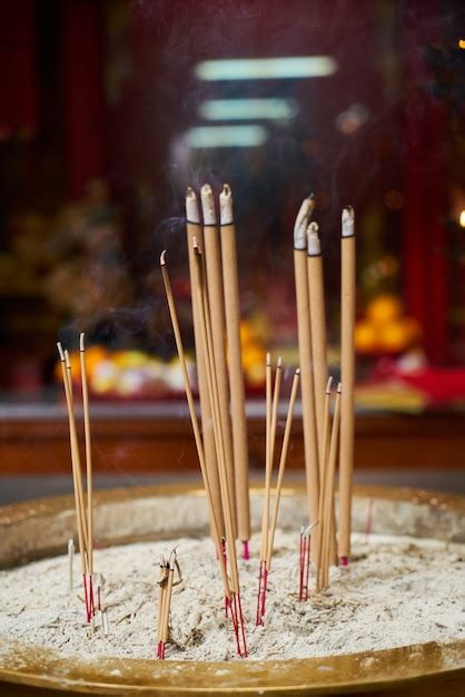 Free Photo | Burning incense sticks